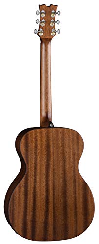 Dean Guitars 6 String St Augustine Folk Solid Top Acoustic/Electric Guitar, Right, Satin Vintage Black Burst (Sa E Vb) #TOP2