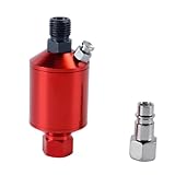 Questo accessorio per utensili pneumatici impedisce a umidità, acqua, olio e particelle di penetrare nelle pistole a spruzzo e negli utensili ad aria compressa. Può anche essere aggiunto ai tubi flessibili del compressore per mantenere efficiente il funzionamento dell'attrezzatura, garantendo un flusso d'aria pulito per prestazioni costanti.