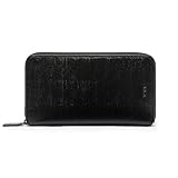 TUMI - Nassau Travel Wallet - Passport Holder Wallet for Men & Women - Card Holder Travel Wallet - Black Texture