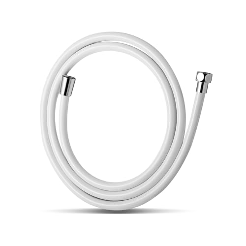 OFFO Manguera de ducha de 1,6 m, tubo de ducha universal con manguera de ducha para lavadora, manguera de alta presión para accesorios de baño, repuesto, tipo hembra.