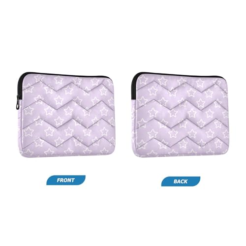 Funda para portátil 15-16 pulgadas Stars Shape Light Purple miniatura 2