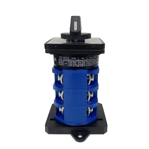 Interruptor de leva de 63A con montaje en riel DIN para control trifásico estable 5