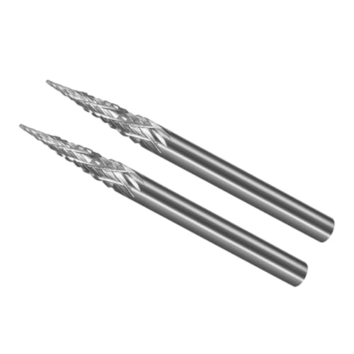 Fresas Rotativas de Carburo de Tungsteno 1/8" 2 Piezas miniatura 1