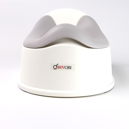 DIVCHI Baby Potty Training Seat Toddler Toilet Trainer Chair with Non-Slip Base Removable Bowl & High Back Rest for Boys & Girls (Grey) - Image 8