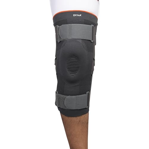 Image of Dyna 3D Hinged Knee Brace (Large Left, Grey)