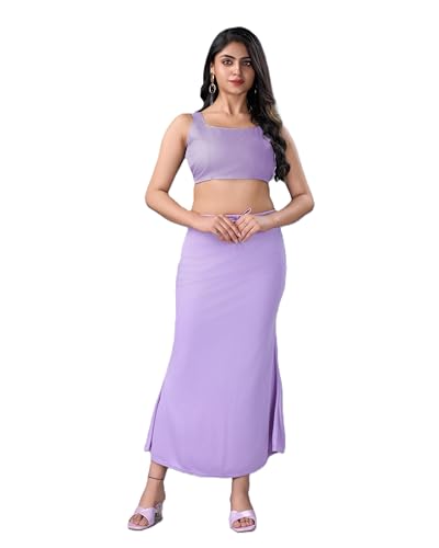 Image of LADLA FASHION] Women's Saree Shapewear - Mermaid Cut Saree Shaper Petticoat with Side Slit,