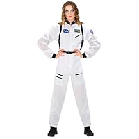 W WIDMANN MILANO Party Fashion - Kostuum astronaut, ruimtepak, overall blauw, ruimtevaarder, carnavalskostuums