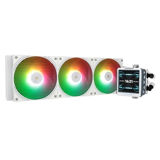 Thermalright FW 360 Ultra ARGB White 360mm AIO CPU Liquid Cooler,IPS LCD Screen with 480x480 Resolution,for AM5/Intel LGA1851/1700,‘2.88 inch’Magnet-Absorbent LCD Screen for Images -White