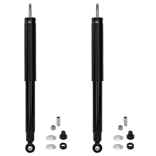 Image of Detroit Axle - 4WD Shock Absorbers Kit for 2003 2004 2005 Dodge Ram 2500 3500, 4 Front & Rear Shock Absorbers, 2 Front Sway Bar Links Replacement