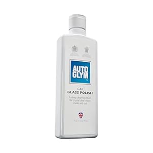 Autoglym Car Glass Polish, 325ml – Windscreen and Car Window Cleaner, Deep Cleaning Cream for Crystal Clear Vision Inside and Out
