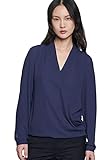 Seidensticker Damen Fashion 1/1-LANG-122645 Bluse, Blau (Blue 19), 36
