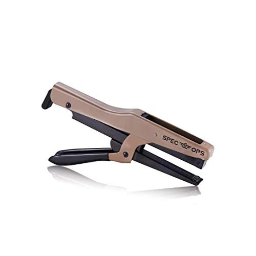 Spec Ops Tools Florist & Dry Cleaner Plier Stapler, 3/8"" Crown, 1/4"" Leg Length Staples, 3% Donated to Veterans