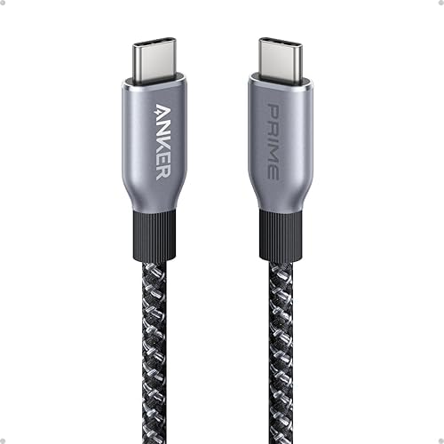 Anker Prime USB C to USB C Cable, 240W Fast Charging Durable Cable (3 ft)