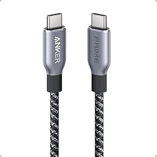 Anker Prime USB C to USB C Cable, 240W Fast Charging Durable Cable (3 ft)