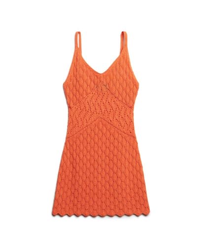 Robe caraco courte en crochet femme Superdry - vue 8