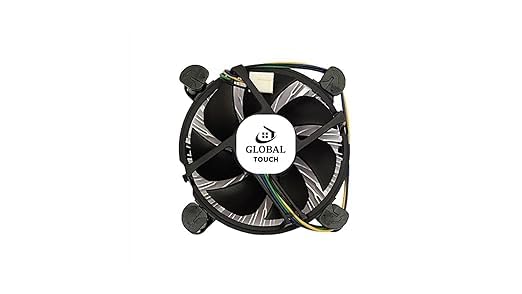 GLOBAL TOUCH CPU Cooler for Desktop PC, Standard Fan FOR COOLING