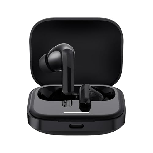 Xiaomi Redmi Buds 5 Auriculares, 46dB ANC, 40h de duración de la batería, Auriculares Bluetooth 5.3, Negro