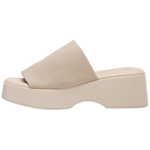 Minshluu Womens Platform Wedge Sandals Peep Toe Slip On Stretchy Backless Wedges Slides #TOP4