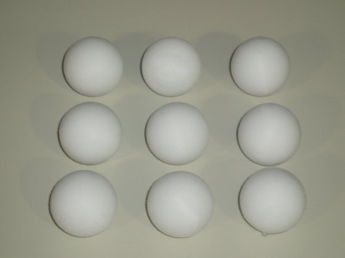 Garlando - Conjunto de 9 balones de futbolín en Color Blanco (diámetro: 36 mm)
