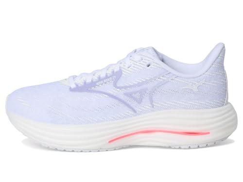 Mizuno Women's Wave Rider 29 D Running Shoe, White-Icelandic Blue, 10 Wide by Mizuno - Image 4