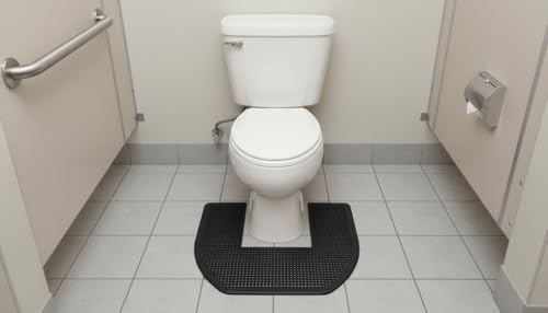 SANIPRO Commode Mats Black (6/case)