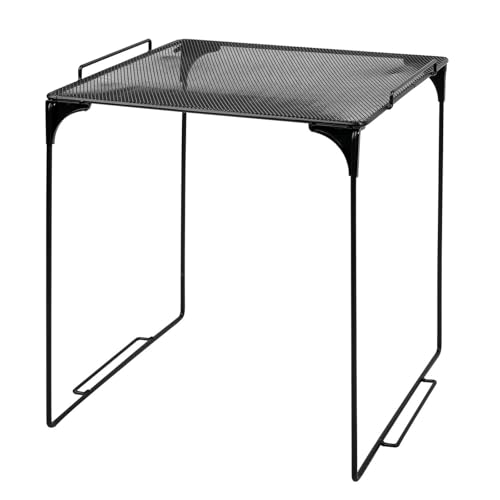 Pitycbo Estante para Taquillas Debajo del Fregadero, Taquilla Organizador, Estanteria Metalica, Kit de Accesorios, Ideal para Organizar Taquillas de Gimnasio Y Trabajo, Apilable Y Ahorra Espacio.