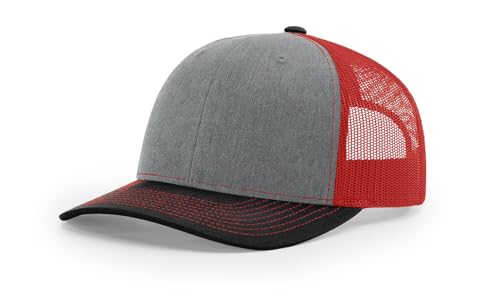 Image of Richardson 112 Trucker Hat - Premium Blank Baseball Cap, Adjustable Snapback Hat - Structured Six Panel Richardson Blank Hats