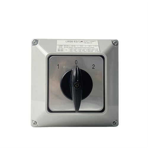 Interrupteur à came LW26-63A idéal pour commande de moteur et isolation 63A - 3