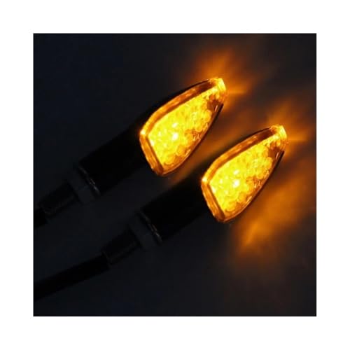 Clignotants de moto à LED 12V indicateurs de direction orange universels