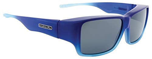 Jonathan Paul OOGEE okulary ochronne - L - prostokątne ombre grey - niebieskie - 100% ochrona przed promieniowaniem UV do 400 mm