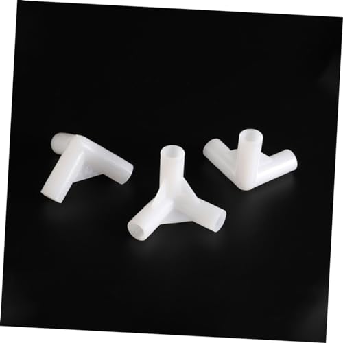 FONDOTIN 20Pcs Canopy Tent Pipe Fittings Awning Tent Pole Connectors Elbow and Tee Connectors for Tent Assembly Inner - Thumbnail 6