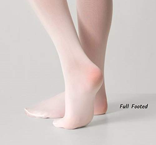 The Dance Bible Girls Ballet Dance Tights Footed | Kids Stretchable Stockings Pantyhose | Soft Breathable Tights for Dance, Gymnastics