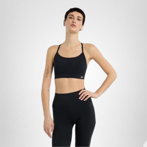 New Balance NB Essential Yoga Soutien-Gorge pour Femme Black S