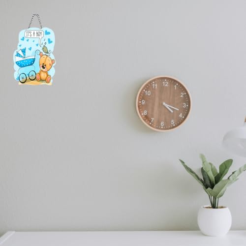 Image of pnf Xpression Decor Quote Wall art & Door Hanging Frame For Kitchen, Dining, restaurants Decor | Walland home Decor for Living Room | Room Decor Wall Decor Items For Bedroom | (It's A Boy)