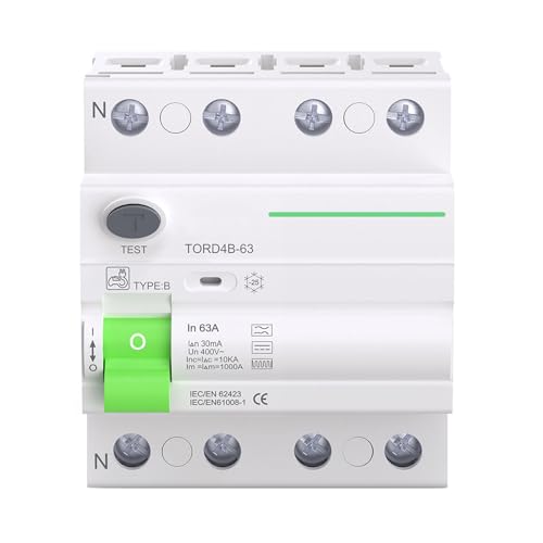 Disjoncteur photovoltaïque 4P 63A pour recharger votre véhicule électrique en toute sécurité