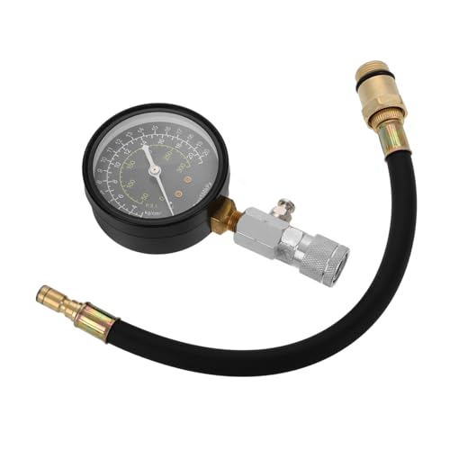 Alipis Kit Tester Pressione Compressione Motore in Manometro Multifunzione Ad Alta Precisione Per Cilindri Benzina e Diagnostica Auto Professionale