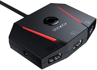 LeadJoy VX2 AimBox Game Consoles Keyboard and Mouse Adapter Wired Connection Converter Compatible with Nintendo Switch, Xbox Series X, Xbox One, PS4