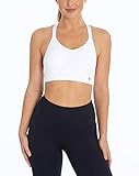 Bally Total Fitness Women's Helen Low Impact Sports Bra, White, Small