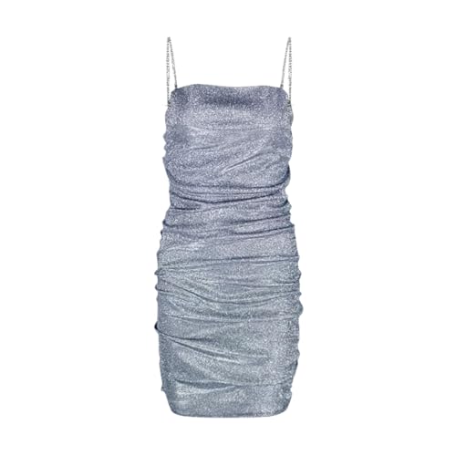 Robe à strass boîte de nuit dos nu à cordon pour vos soirées de fête - 3