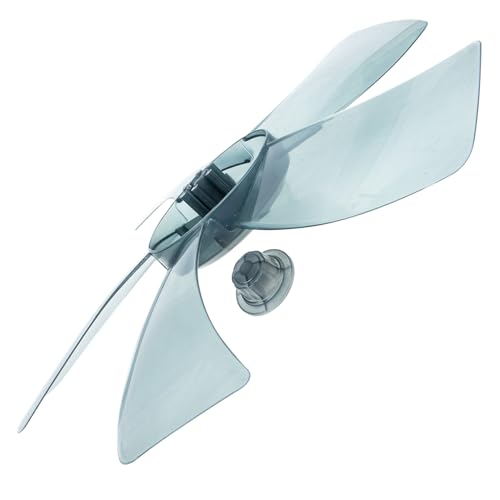 CANIGHT Aspas de Ventilador de Plástico Grueso 11 Pulgadas 5 Cuchillas para Ventilador de Pedestal y Mesa Repuesto Silencioso de Aspas Accesorio de Pie