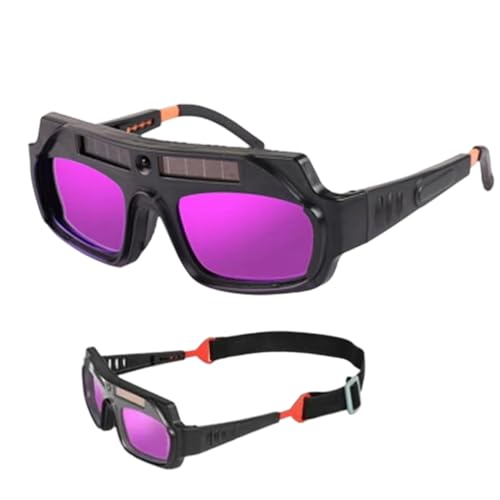 Zyntora Lunettes de Soudage | Lunettes de Protection Auto-Obscurcissantes pour Soudure - Équipement Oculaire Léger pour Soudure Chantier Labo Extérieur Travail Construction