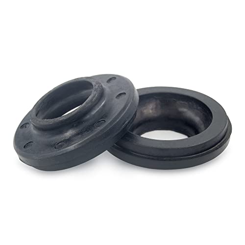 Autoacc Front Upper Coil Spring Insulators, Coil Spring Isolators Compatible With 1984-2001 Cherokee Xj, 93-98 Grand Cherokee Zj, 97-06 Wrangler Tj, 86-92 Comanche Mj, 84-90 Wagoneer (Stock Height) #TOP1