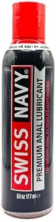 Swiss Navy Premium Silicone Based 6 Ounce Personal Lubricant & Anal Lubricant Gel Latex-Safe Long Lasting Personal Lubrication Sex Lube for Men Woman Couples, Works Underwater Paraben & Glycerin Free