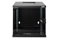 DIGITUS Netzwerkschrank – 10 Zoll 6HE – HxBxT 330x312x300mm – Schwarz – Ansicht 3