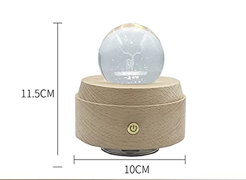 Lysee 3D Printer Parts & Accessories - 3D Printed Moon Light Decoration Rotating 8-Tone Box Birthday Gift Creative Music Box Christmas Confession - (Color: 7 Colors music2 6) image 4