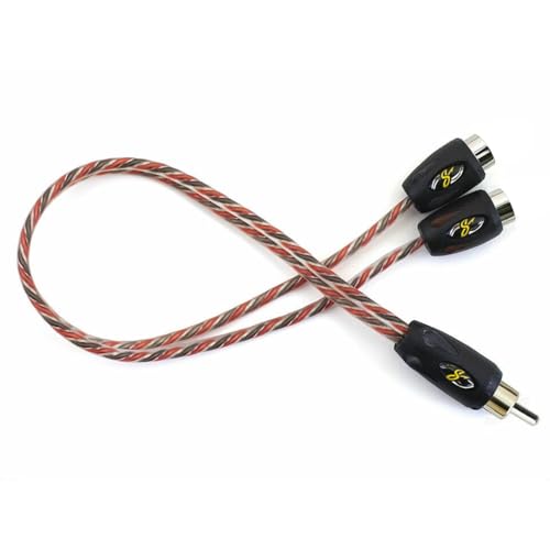 Stinger SI42YF 2-Channel 4000 Series RCA Y-Adapter Cable (2 Female to 1 Male) by STINGER - Used condition - US$10.94