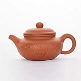 Capacità: circa 200 ml Teiere Servitori Di Caffè Set Da Tè Da Viaggio 200CC Teiera Yixing Artigianale Con Sangue Drago Sabbia Argilla 9 Fori Filtro Design Antico Bollitore Cinese Tè Puer Kung Fu Articoli Tè Teiere Servizi D