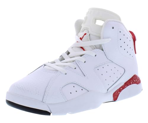 Little Kid's Jordan 6 Retro Red Oreo White/University Red-Black (DV3605 162)