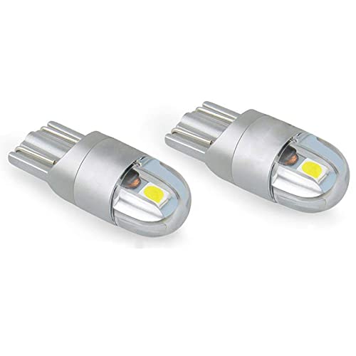 Bombillas Led Coche 2pcs T10 W5W 194 158 168 Luz LED Ultral Bombillas cuña de luz brillante Led Luz de la curva luces de posición luz de señal...