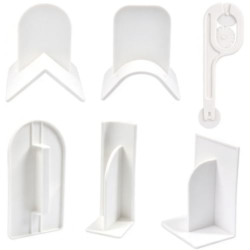 Fondant Smoothing,4pcs Icing Cake Smoother Polisher Scraper Paddle Tools